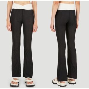 Simone Miller Mesh Galaxy Pants Oull‎ On Women Small Black White